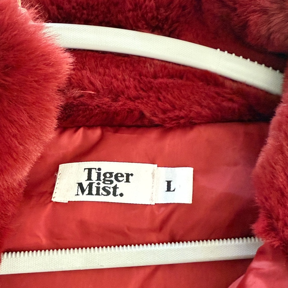 Tiger Mist Red Teddy Jacket - Picture 2 of 3